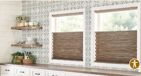 A window with brown shades

AI-generated content may be incorrect.