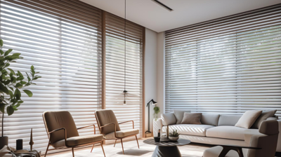 blinds for modern living room