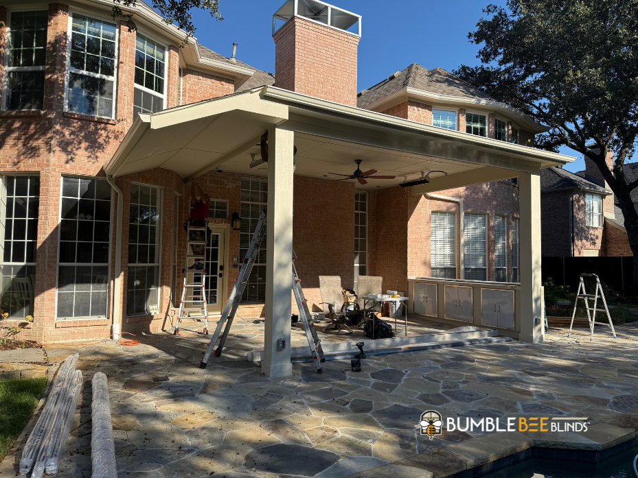 Before Exterior Patio Screens