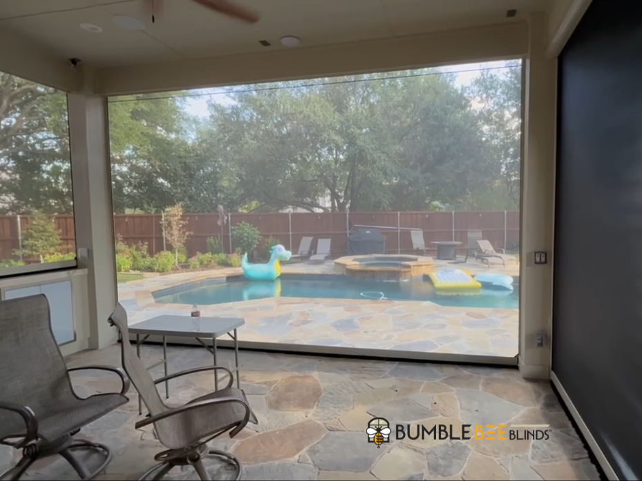 the view from the patio