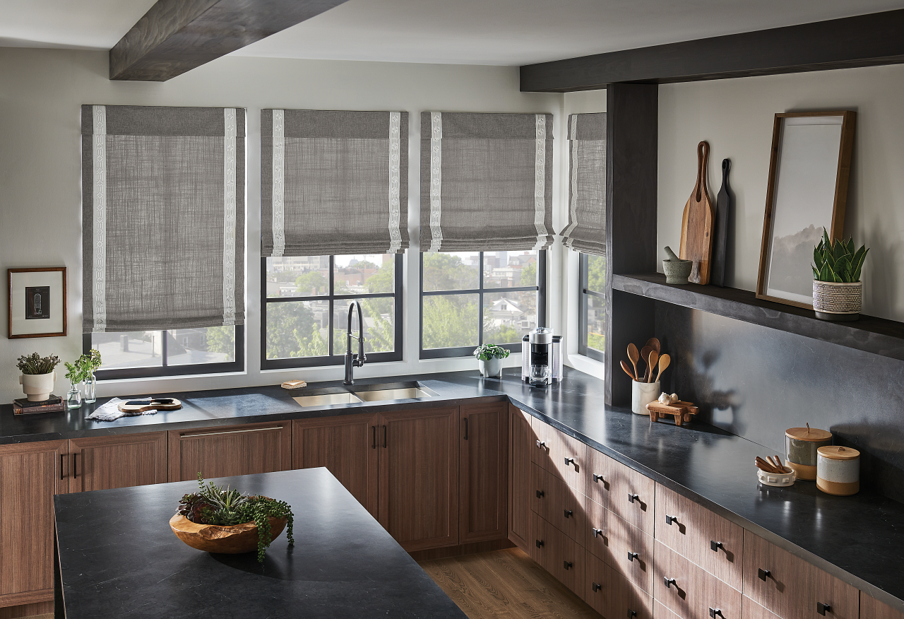 Graber Fabric Roman Shades