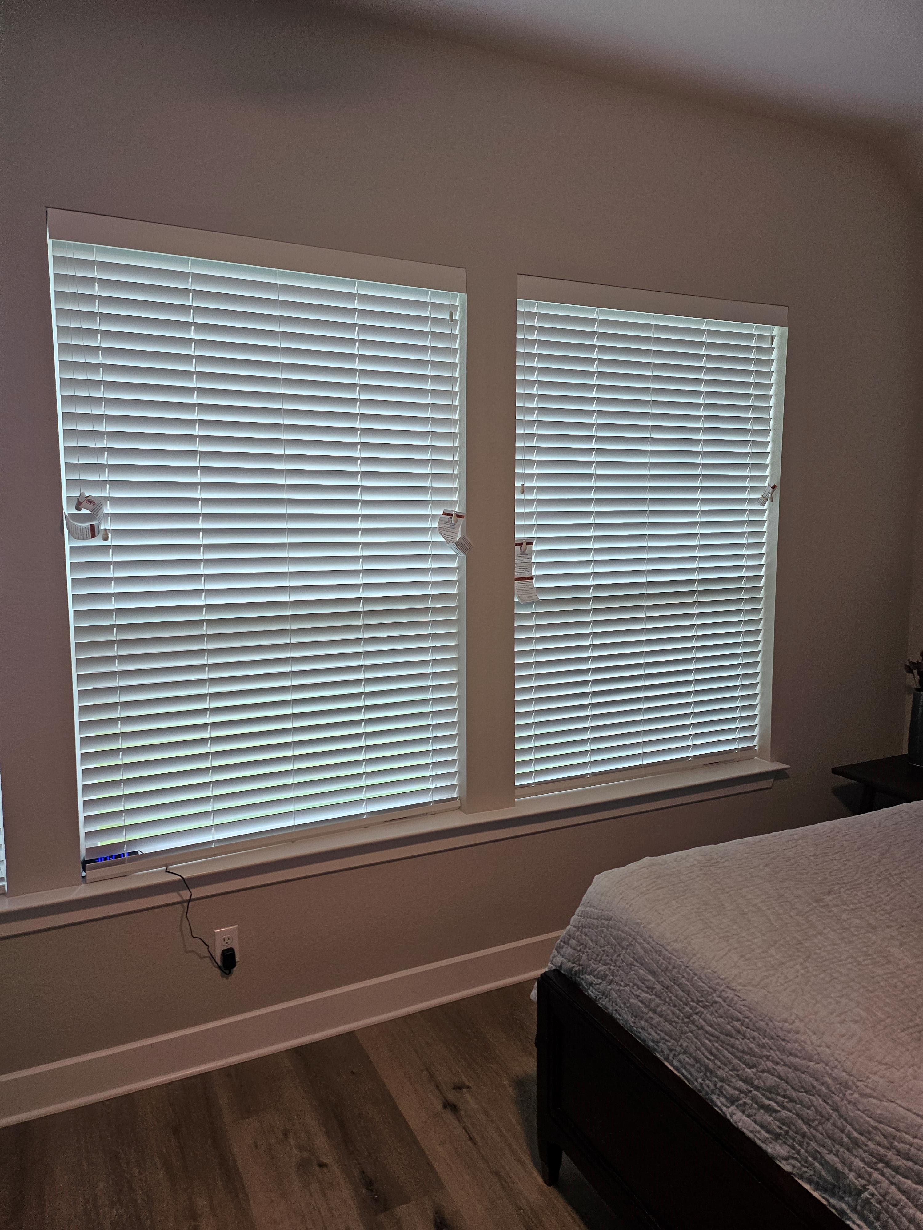 Stylish Cellular Shade and Faux Wood Install | Buda, TX