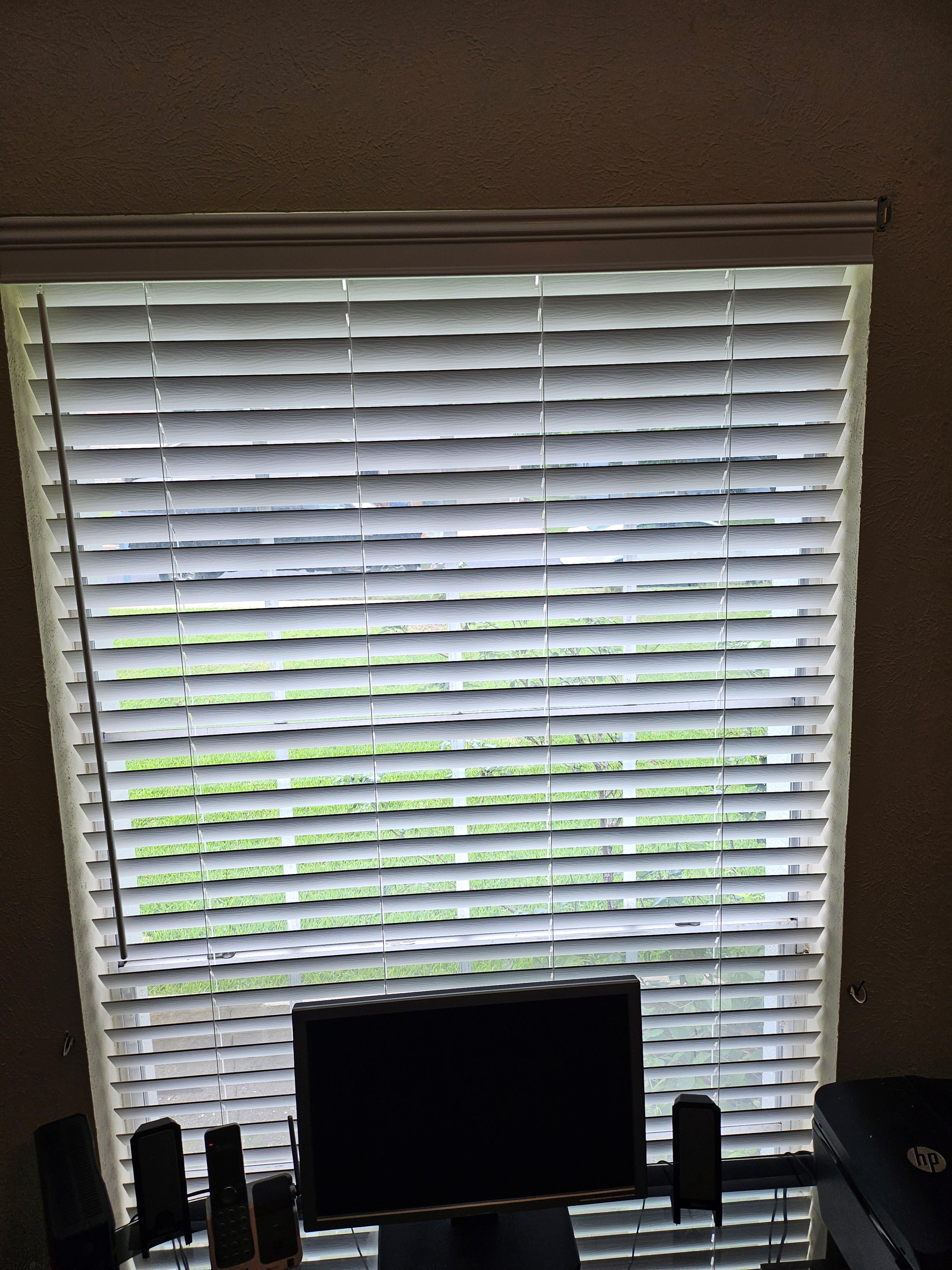 Faux Wood Blinds in South Manchaca, Austin
