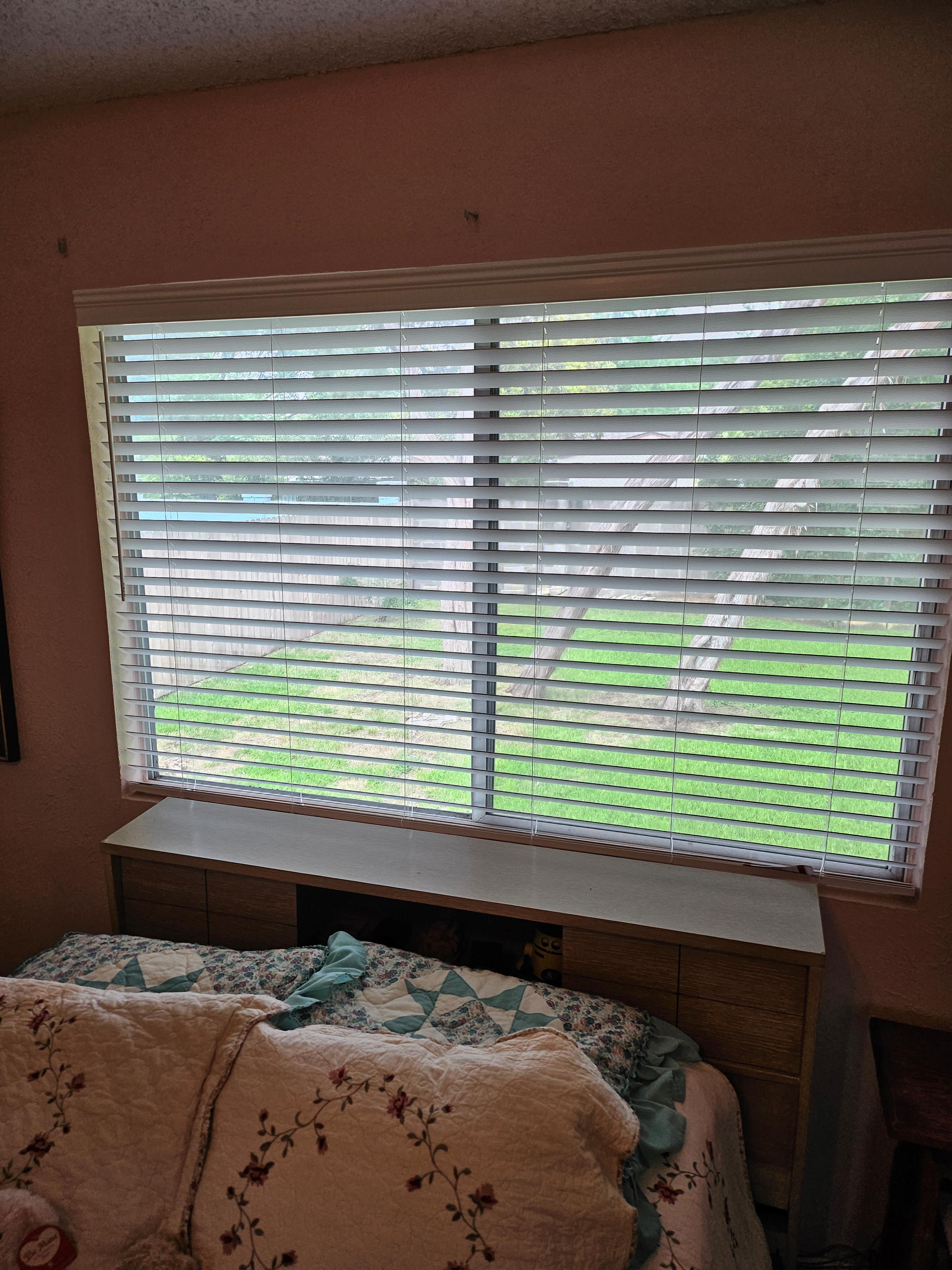 Faux Wood Blinds in South Manchaca, Austin