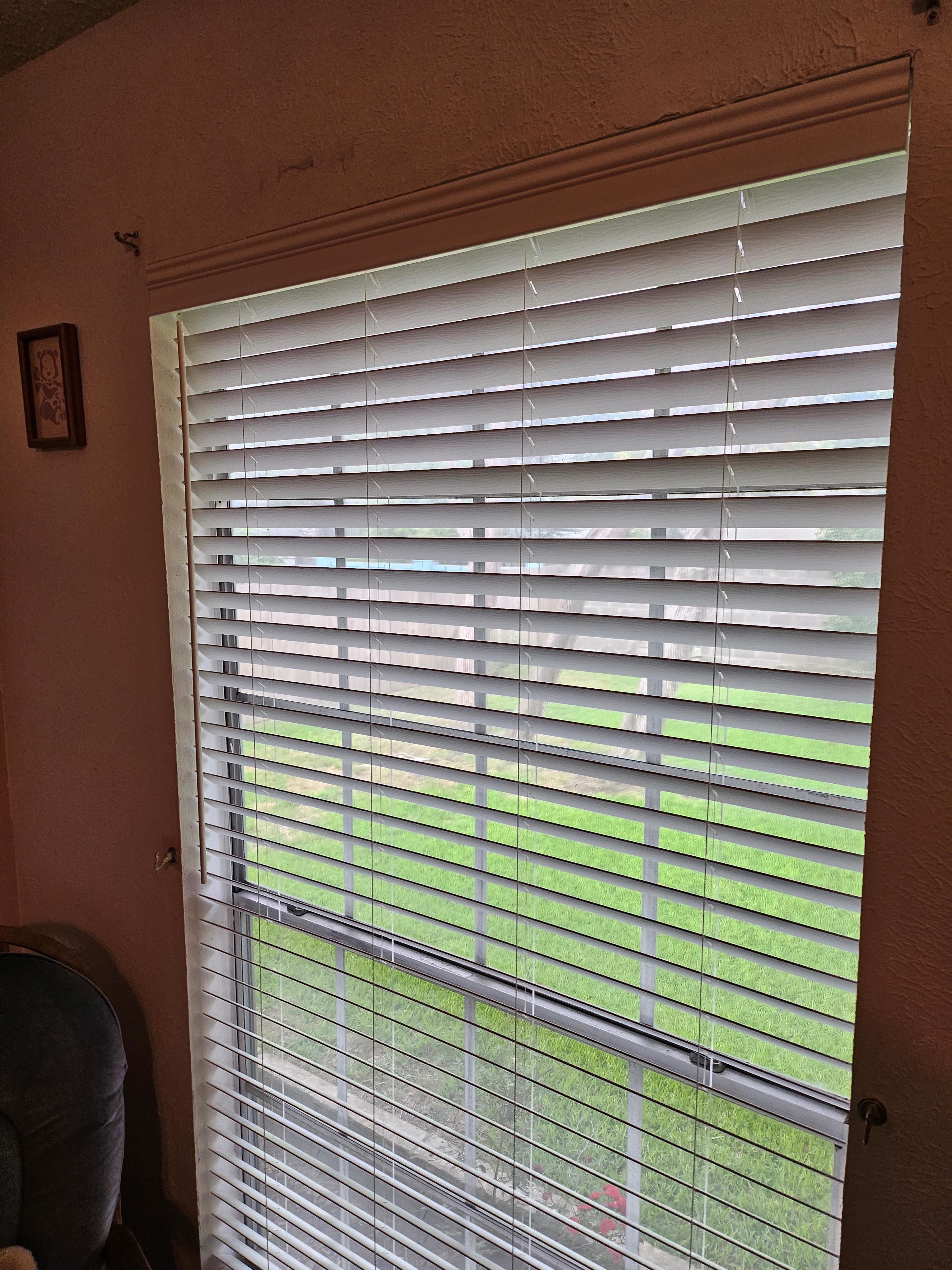 Faux Wood Blinds in South Manchaca, Austin