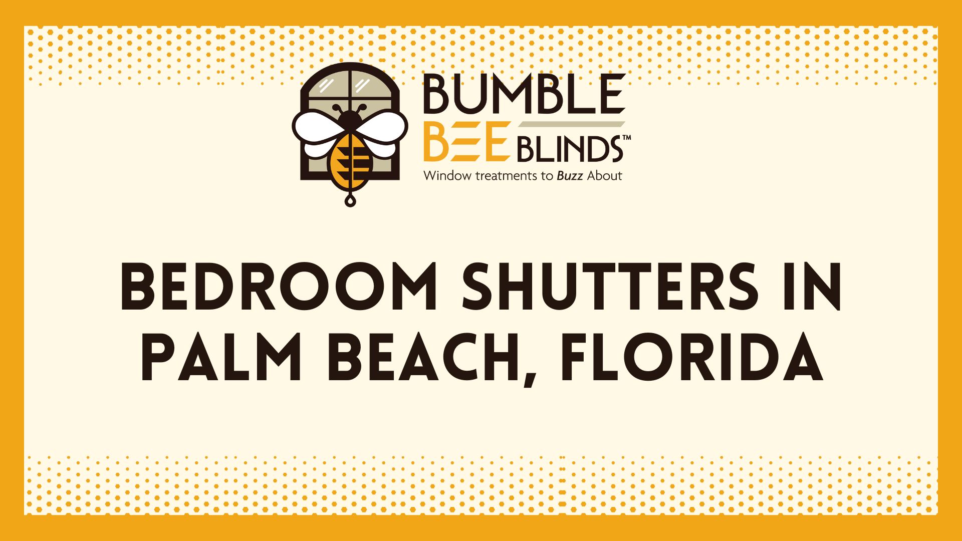 Bedroom Shutters in Palm Beach FL