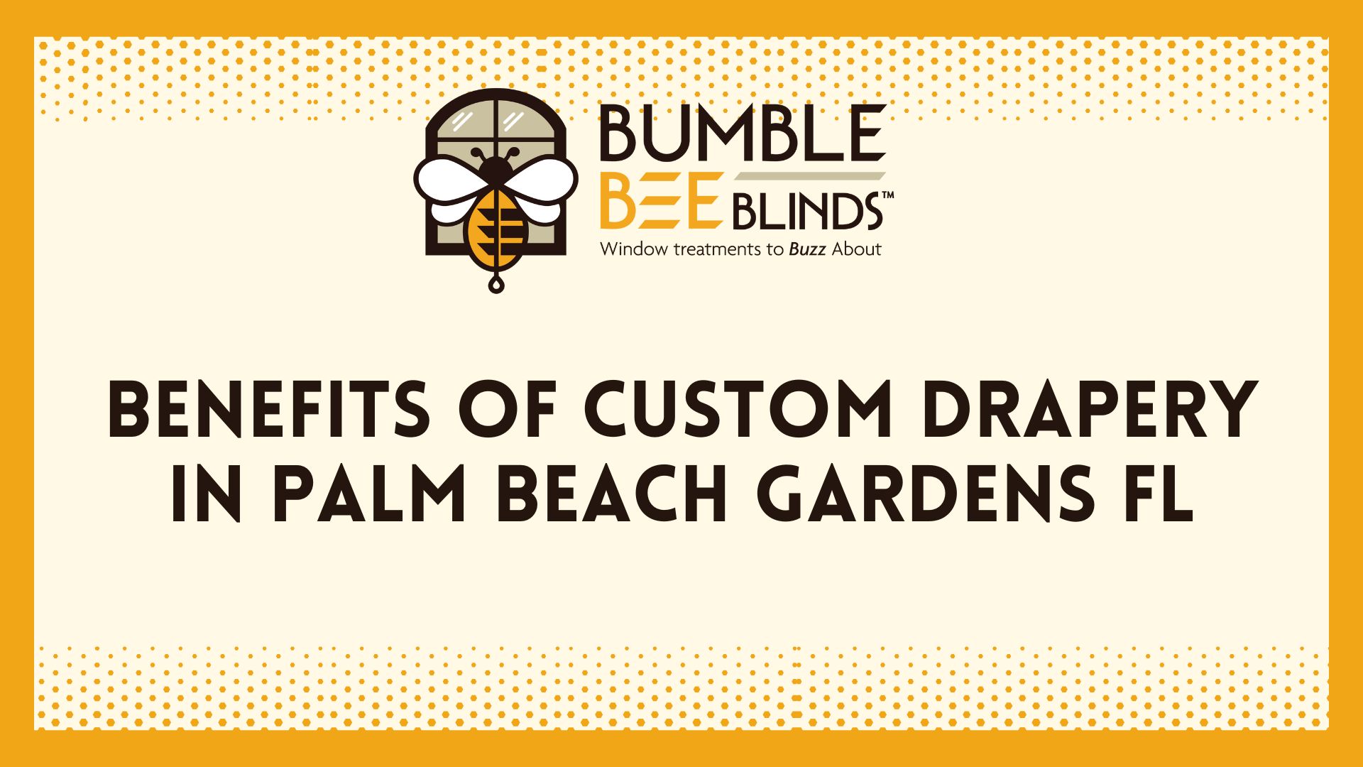 Benefits of Custom Drapery in Palm Beach Gardens FL