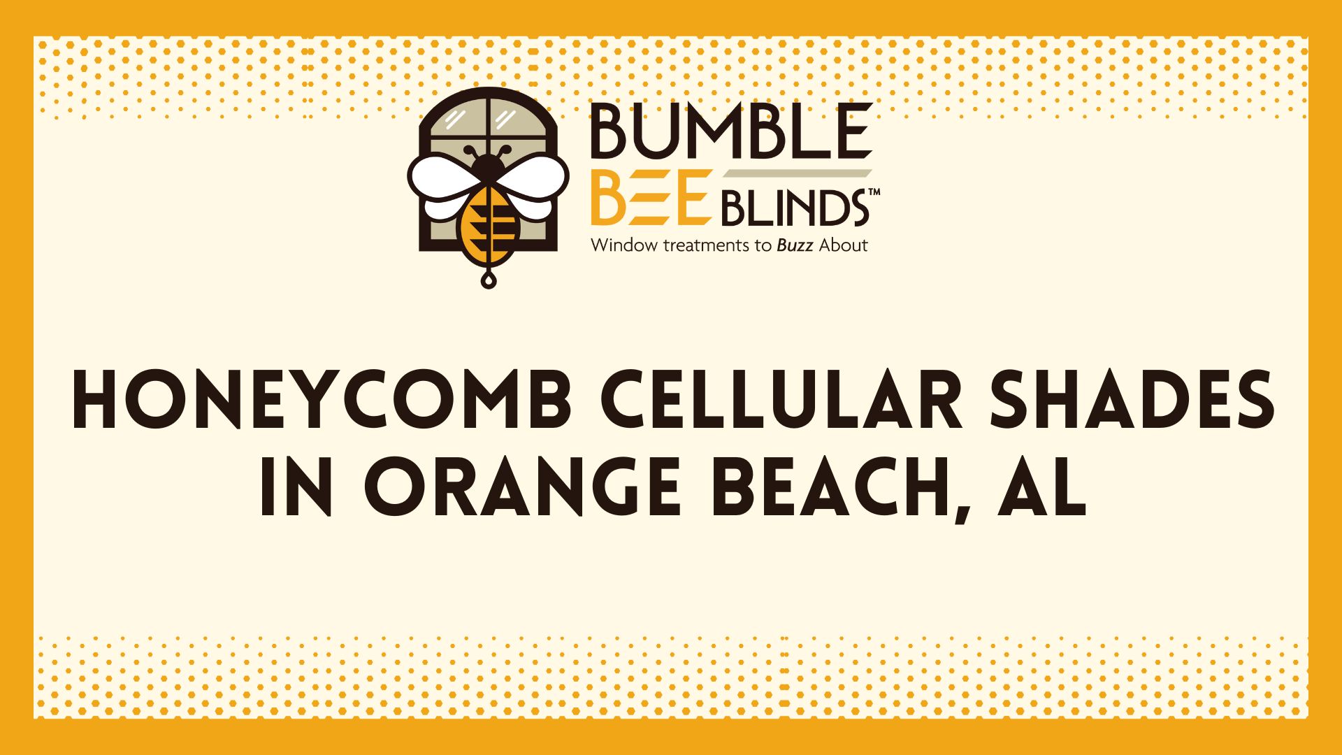 Honeycomb Cellular Shades in Orange Beach, AL