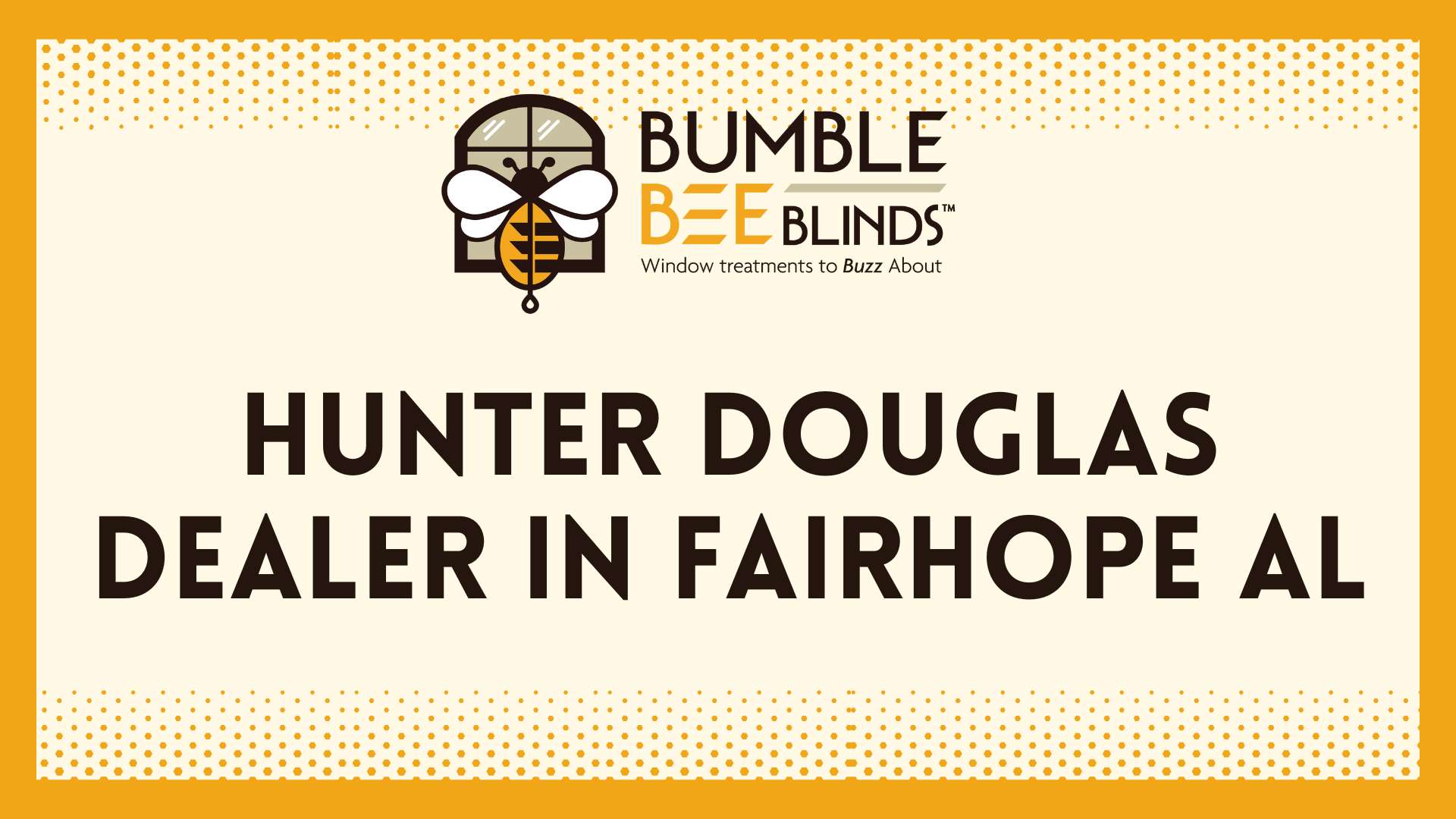Hunter Douglas Dealer in Fairhope AL