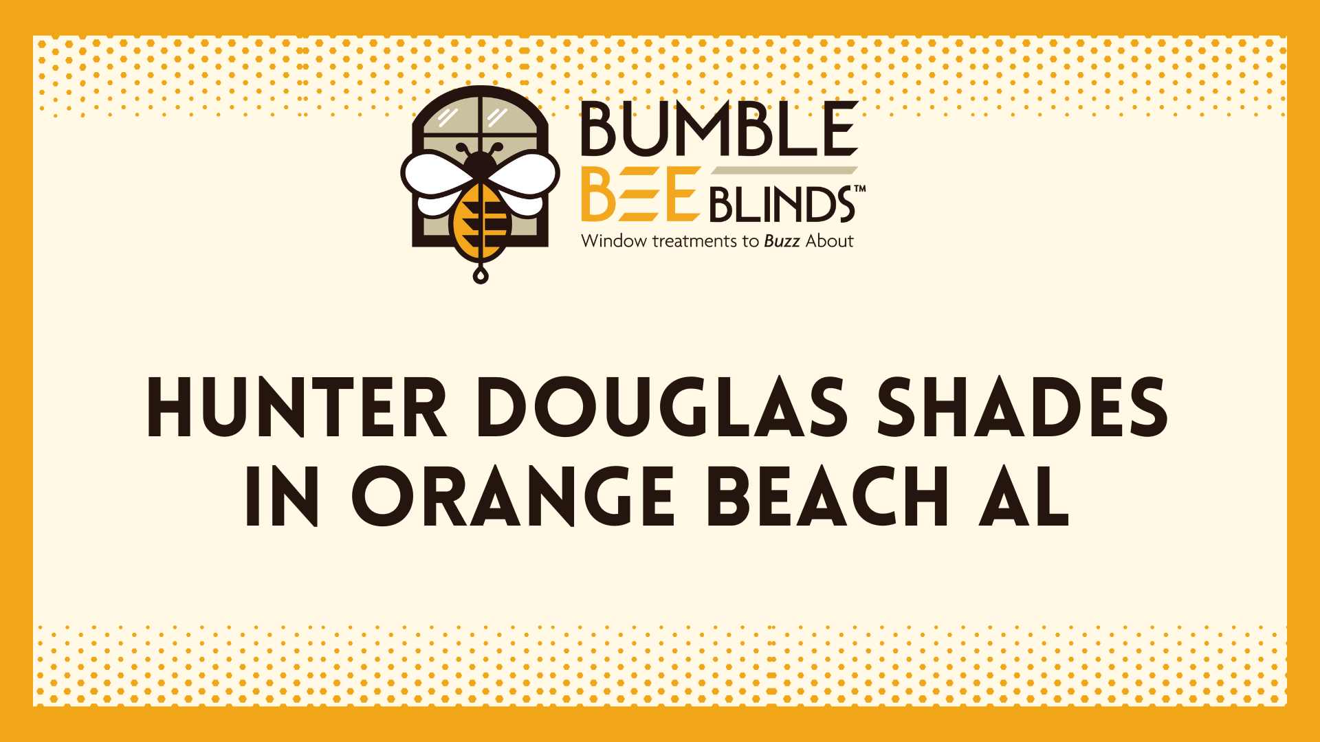 Hunter Douglas Shades in Orange Beach AL