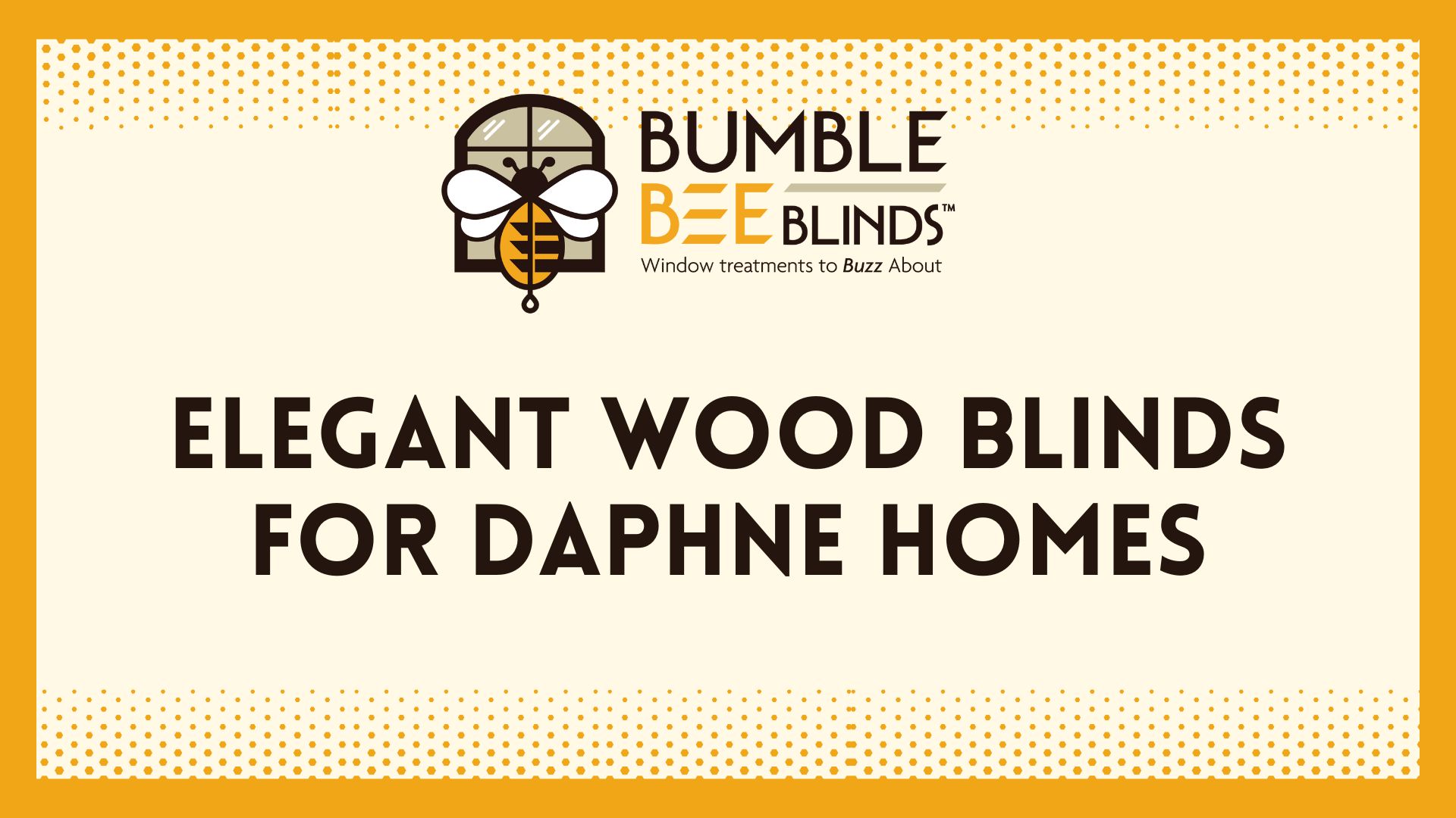 wood blinds in Daphne, AL
