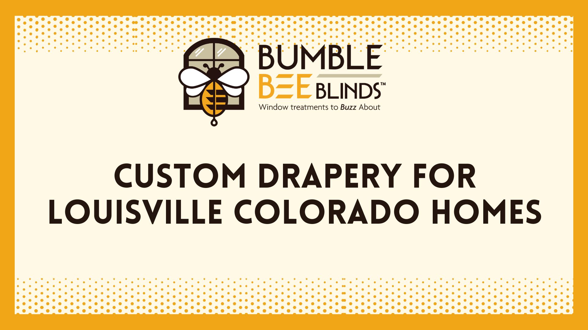 Custom Drapery in Louisville CO