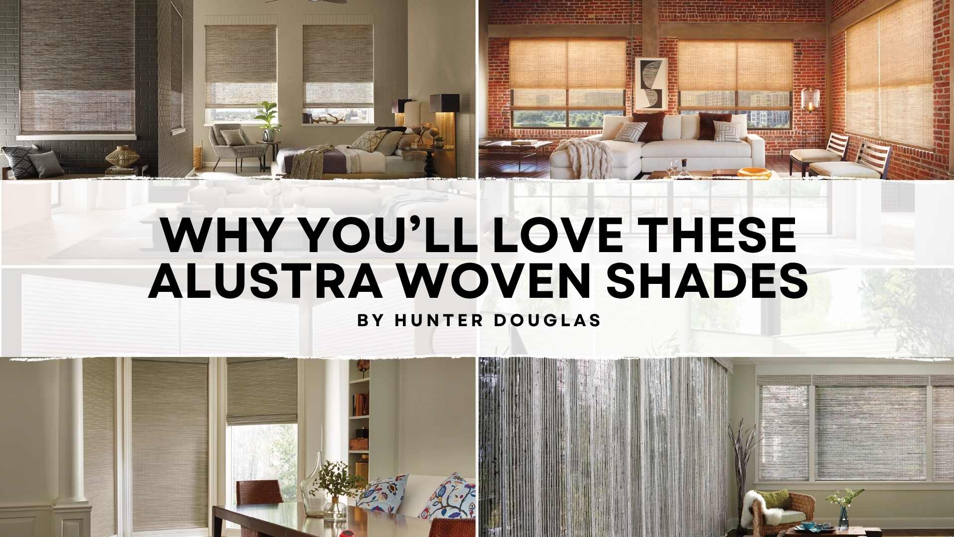 Hunter Douglas Alustra Woven Shades in Louisville CO