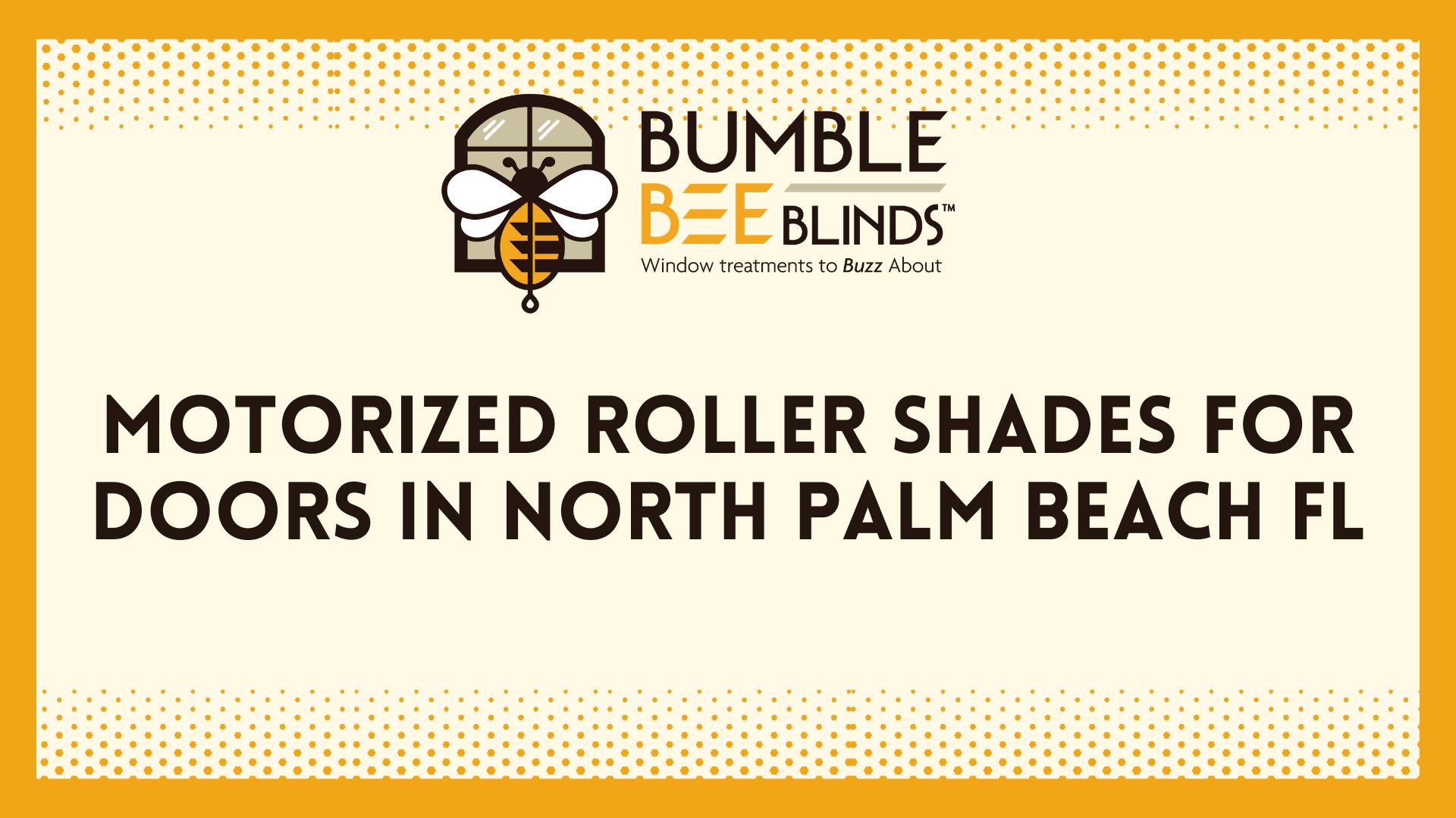 motorized roller shades for doors in north palm beach, fl