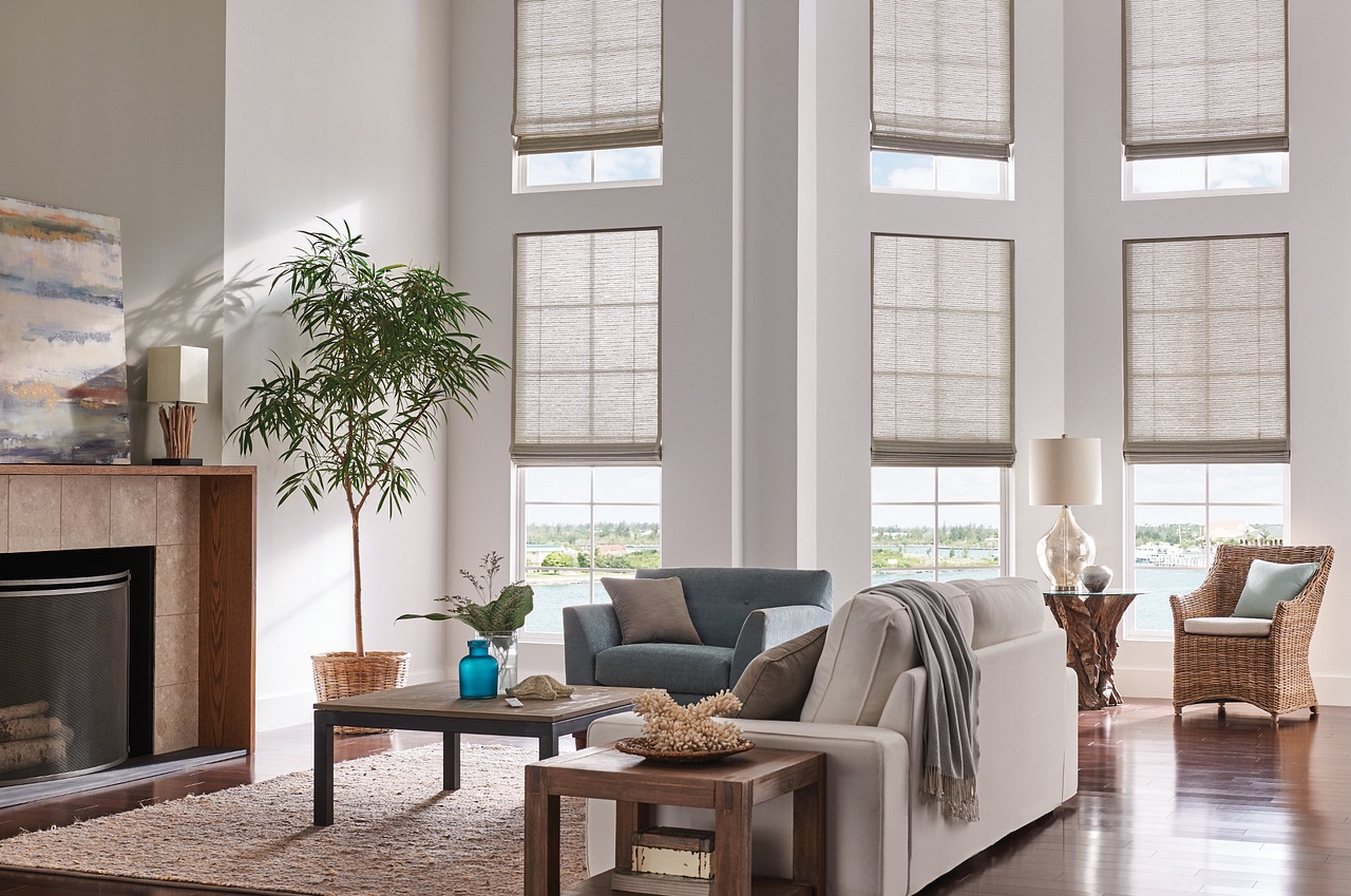 Custom Roman Shades