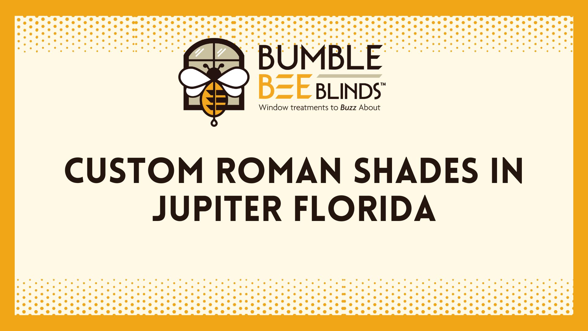 Roman Shades in Jupiter, FL