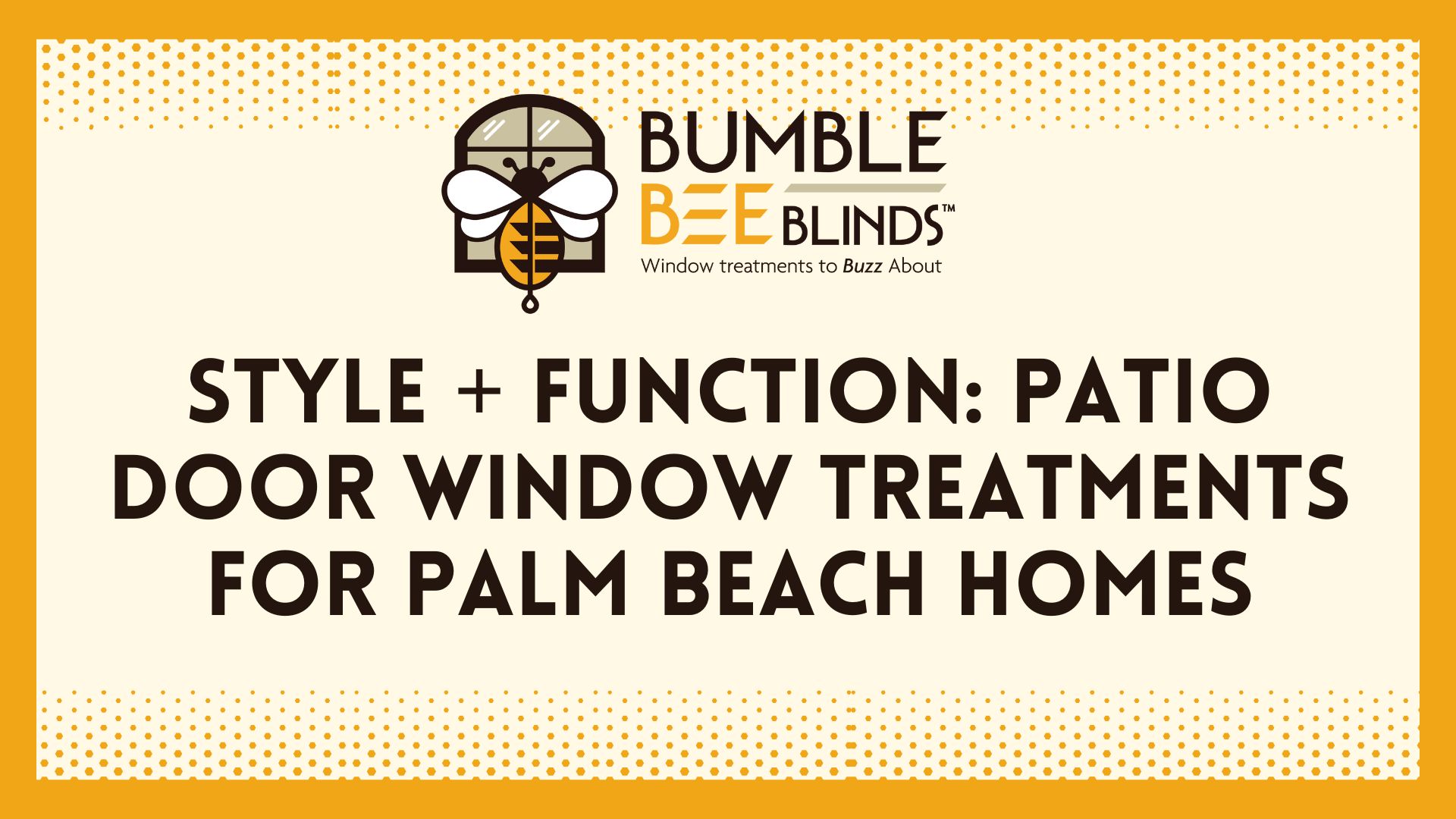 Window Treatments in Palm Beach, FL