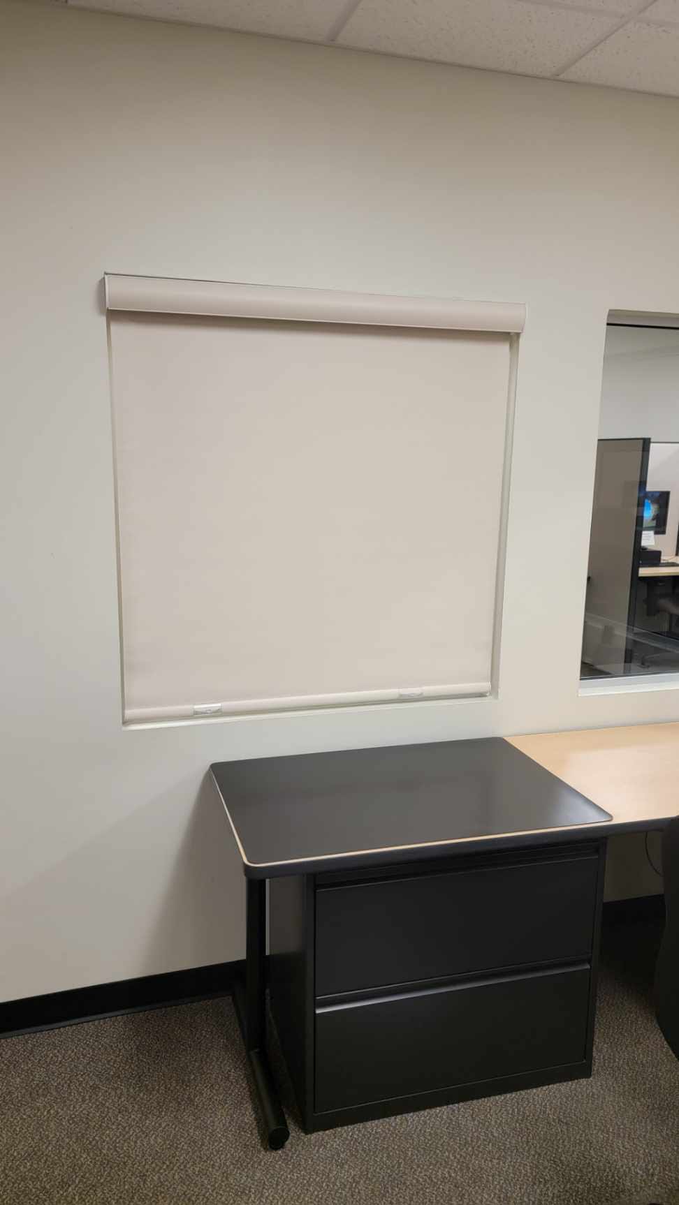 Commerical Building Roller Shade Install