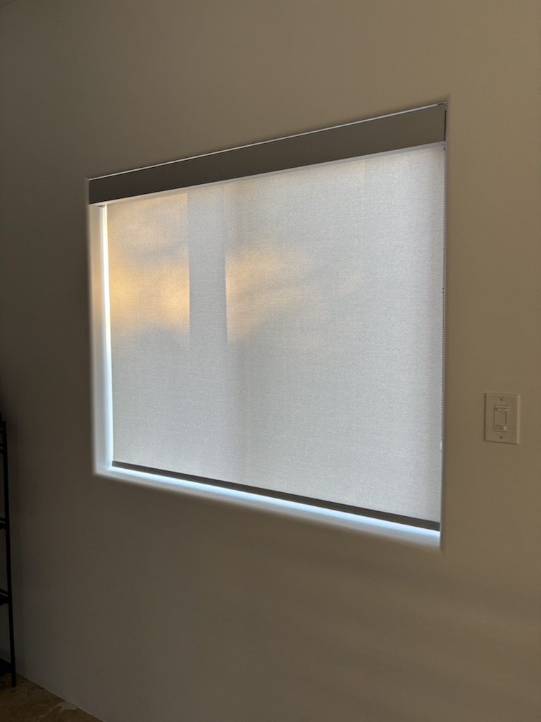 LuxHive Light Filtering Roller shades in Heights Houston